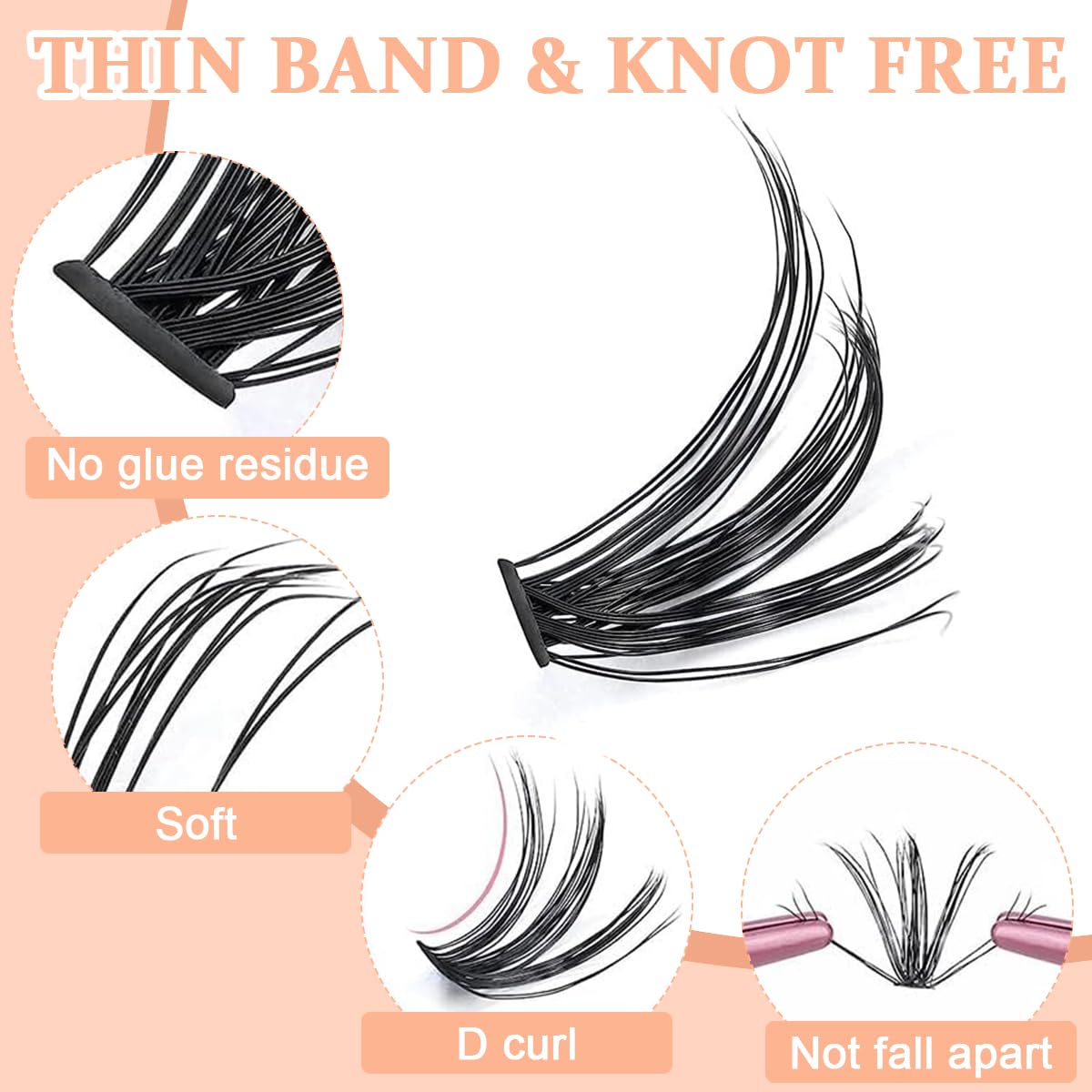 MAYCREATE 480PCS Lash Clusters DIY Eyelash Extensions, Lash Clusters 9-16mm Mixed D Curl Individual Eyelashes Clusters Wispy DIY Eyelash Extension Thin Band & Soft MAYCREATE 480PCS Lash Clusters DIY Eyelash Extensions, Lash Clusters 9-16mm Mixed D Curl Individual Eyelashes Clusters Wispy DIY Eyelash Extension Thin Band & Soft